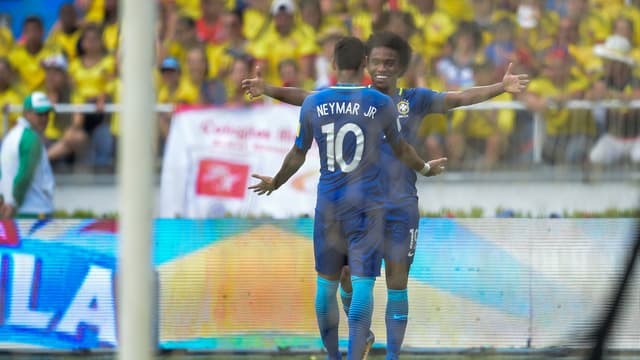 Neymar et Willian (Brésil)