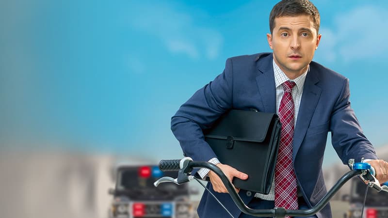 Volodymyr Zelensky dans la série "Serviteur du peuple"