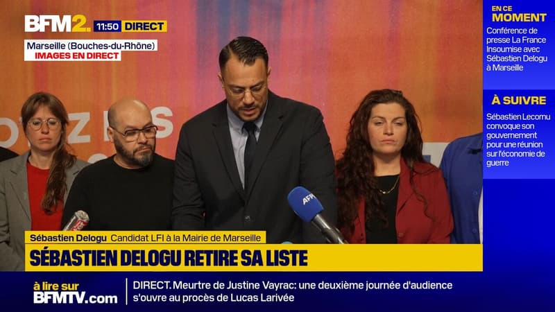 Marseille: Sébastien Delogu candidat LFI se retire du second tour