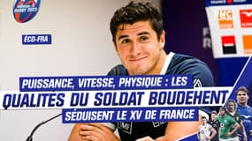 Écosse-France : Puissance, vitesse, physique... les qualités du "combattant" Boudehent séduisent le XV de France