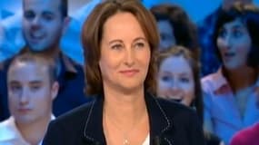 Ségolène Royal, invitée du Grand Journal de Canal + hier soir.