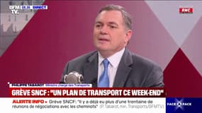 SNCF: "La grève est toujours évitable", assure Philippe Tabarot, ministre des Transports