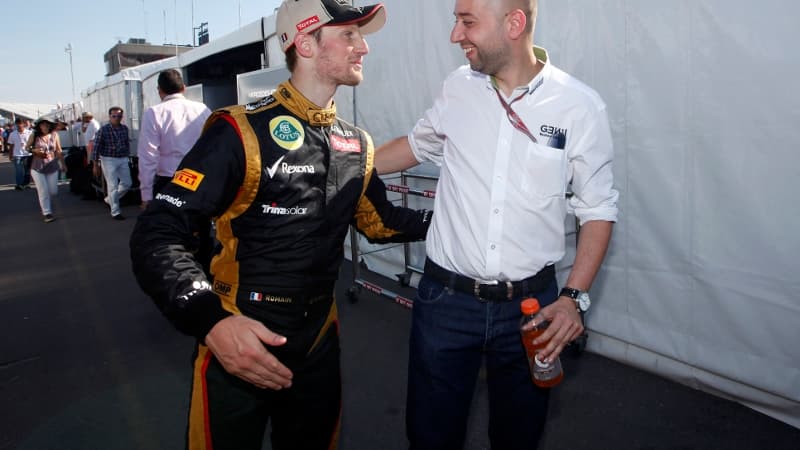 Gérard Lopez et Romain Grosjean