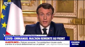 Covid-19: comment le discours d'Emmanuel Macon a évolué
