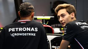 Lewis HAMILTON et George RUSSELL le 15/06/2023	