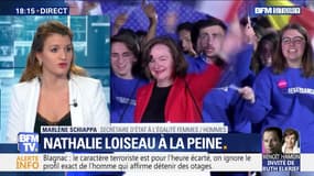 Marlène Schiappa: Nathalie Loiseau "est une femme d'une grande compétence qui mène une liste avec des talents"