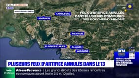 Bouches-du-Rhône: de nombreux feux d'artifice annulés face aux risques d'incendie
