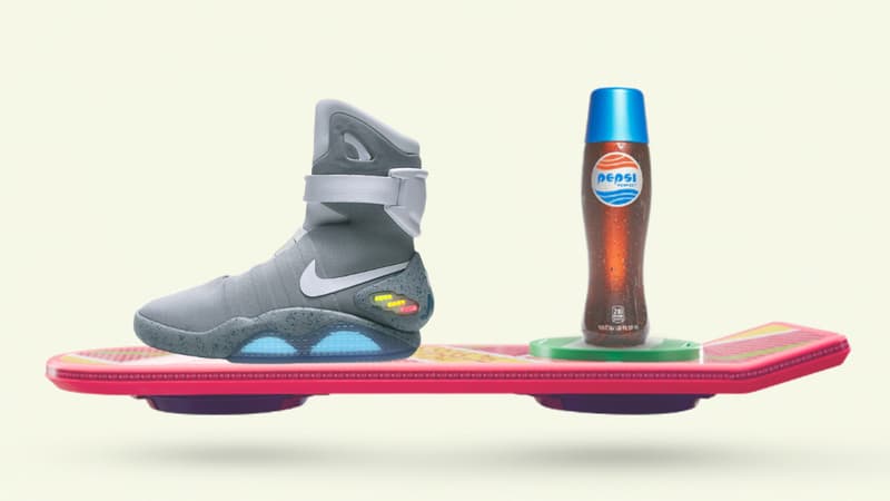 Hoverboard de Mattel, Pepsi Perfect et Nike Mag, trois produits stars de Retour vers le futur 2.