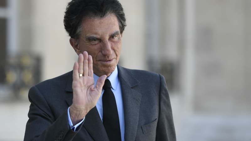 Jack Lang le 2 mai 2017 à l'Élysée