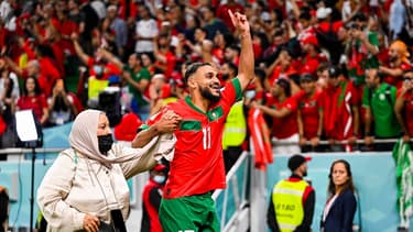 Sofiane Boufal avec sa maman