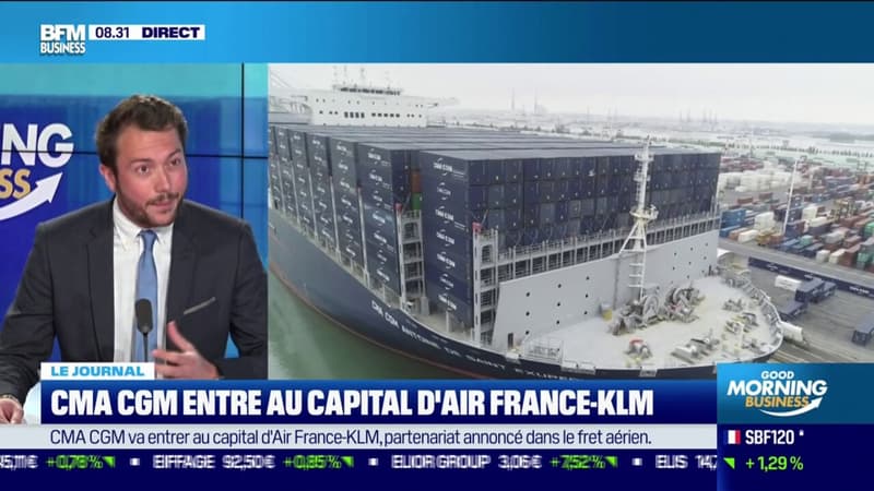 CMA CGM entre au capital d'Air France-KLM