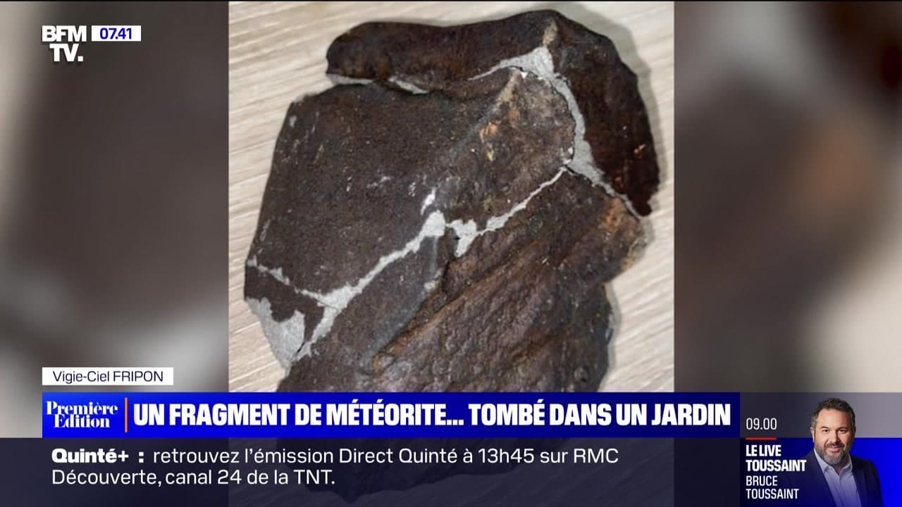 L'image du jour Un fragment de météorite... tombé dans un jardin 18/09 — free download