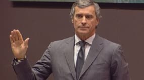 Jérôme Cahuzac prête serment, ce mercredi devant la Commission d'enquête parlementaire.