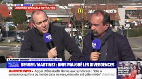"Bien sûr qu'on s'entend bien": Laurent Berger (CFDT) évoque sa relation avec Philippe Martinez (CGT)