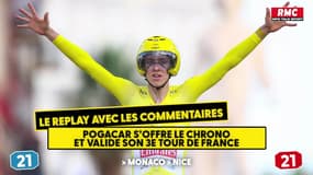 Tour de France (E21) : Le podium final également celui de la dernière étape