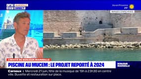 Marseille: le président de l'association des Libres Nageurs "déçu" que le projet de piscine au Mucem soit repoussé d'un an