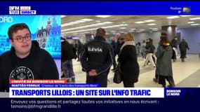 "Il n'y a pas assez d'infos trafic" dans la métropole lilloise d'après les usagers, affirme Mattéo Ferrux, créateur du site "L'actu des transports lillois"