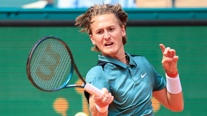 L'Américain Sebastian Korda au Masters 1000 de Monte-Carlo face Jannik Sinner
