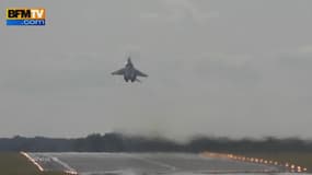 Le spectaculaire décollage à la verticale d'un avion de chasse MiG-29