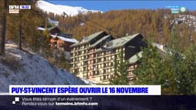 Hautes-Alpes: la station de ski de Puy-Saint-Vincent espère ouvrir dès le 16 novembre