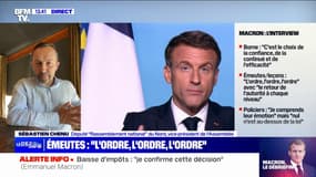 Sébastien Chenu (RN): "Le président de la République n'a rien dessiné en matière d'autorité"