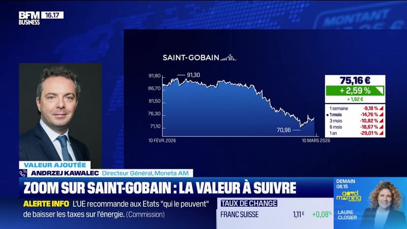 Valeur ajoutée : Ils apprécient Saint-Gobain - 10/03