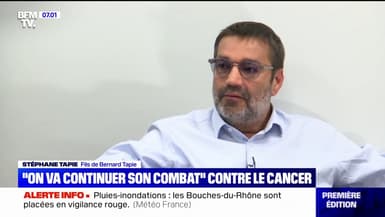 Stéphane Tapie: "Beaucoup de tristesse pour nous, mais beaucoup de délivrance pour lui"