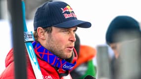 Le skieur français Alexis Pinturault après la première manche du géant d'Alta Badia, 22 décembre 2024
