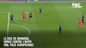 Le dos de Brandao, héros contre l'Inter (OM, folie européenne)
