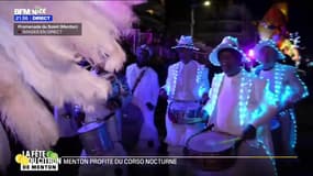 Fête et poésie dans les rues de Menton pour le corso nocturne de la Fête du citron