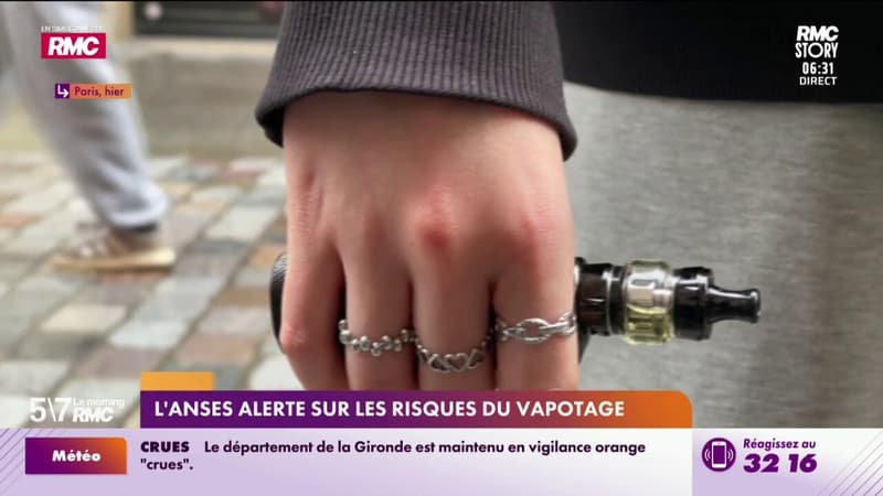 L'Anses alerte sur les risques du vapotage