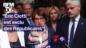 Exclusion d'Éric Ciotti: les déclarations d'Annie Genevard et de Laurent Wauquiez