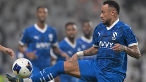 Neymar avec Al-Hilal en octobre 2024