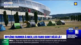Nice: des fans de Mylène Farmer campent déjà devant l'Allianz Riviera