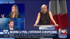 Marine Le Pen, l'offensive européenne