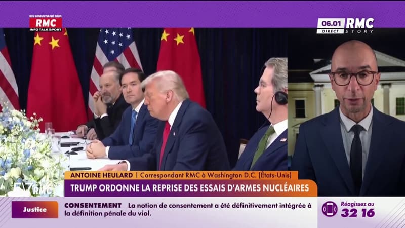 Trump ordonne la reprise des essais d'armes nucléaires