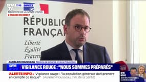 Aurélien Rousseau, ministre de la Santé sur la canicule: "On doit s'habituer à vivre avec ces chaleurs extrêmement fortes"