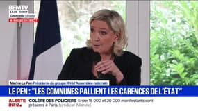 Déserts médicaux: "Je regrette beaucoup que le gouvernement ait fait le choix de limiter ce cumul emploi-retraite", déclare Marine Le Pen
