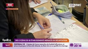 Des lycéens de 40 établissements menacés de décapitation 