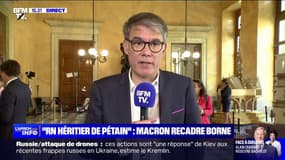 "RN Héritier de Pétain", selon Élisabeth Borne: pour Olivier Faure, le recadrage d'Emmanuel Macron "est d'une violence incroyable"