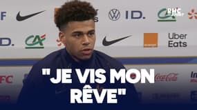 Équipe de France : "Je suis en train de vivre mon rêve" confie Doué