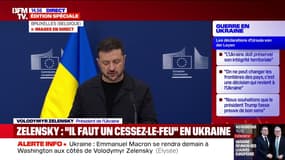 Guerre en Ukraine: "Il est impossible de donner des territoires", assure Volodymyr Zelensky
