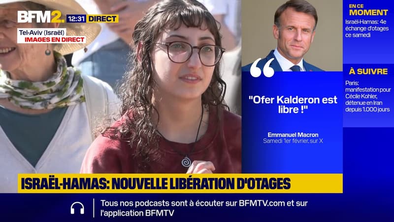 Libération d'Ofer Kalderon: Emmanuel Macron partage la 