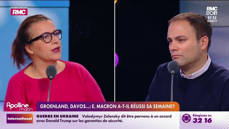 Débat RMC - Groenland, Davos... : Emmanuel Macron a-t-il réussi sa semaine?