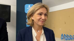 Valérie Pécresse, la présidente d'Île-de-France Mobilités le 9 mars 2023. 