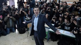 Alexis Tsipras, dimanche 25 janvier à Athènes.