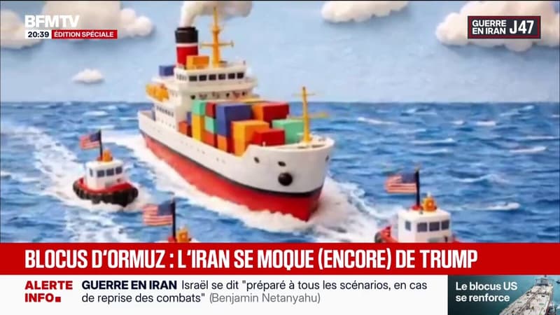 Blocus du détroit d’Ormuz: l’Iran se moque à nouveau de la gestion de Donald Trump