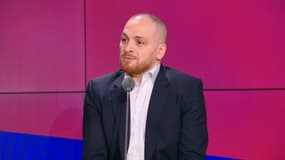 L'eurodéputé RN Matthieu Valet le 26 mars sur le plateau des Grandes Gueules, sur RMC