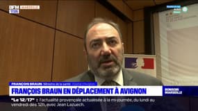 Le ministre de la Santé, François Braun en déplacement à Avignon