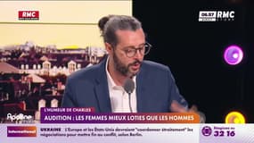 L'humeur de Charles : Audition, les femmes mieux loties que les hommes - 20/05